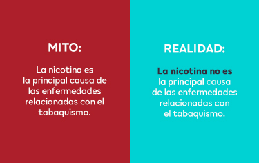 La nicotina no es la principal causa de las enfermedades relacionadas con el tabaquismo