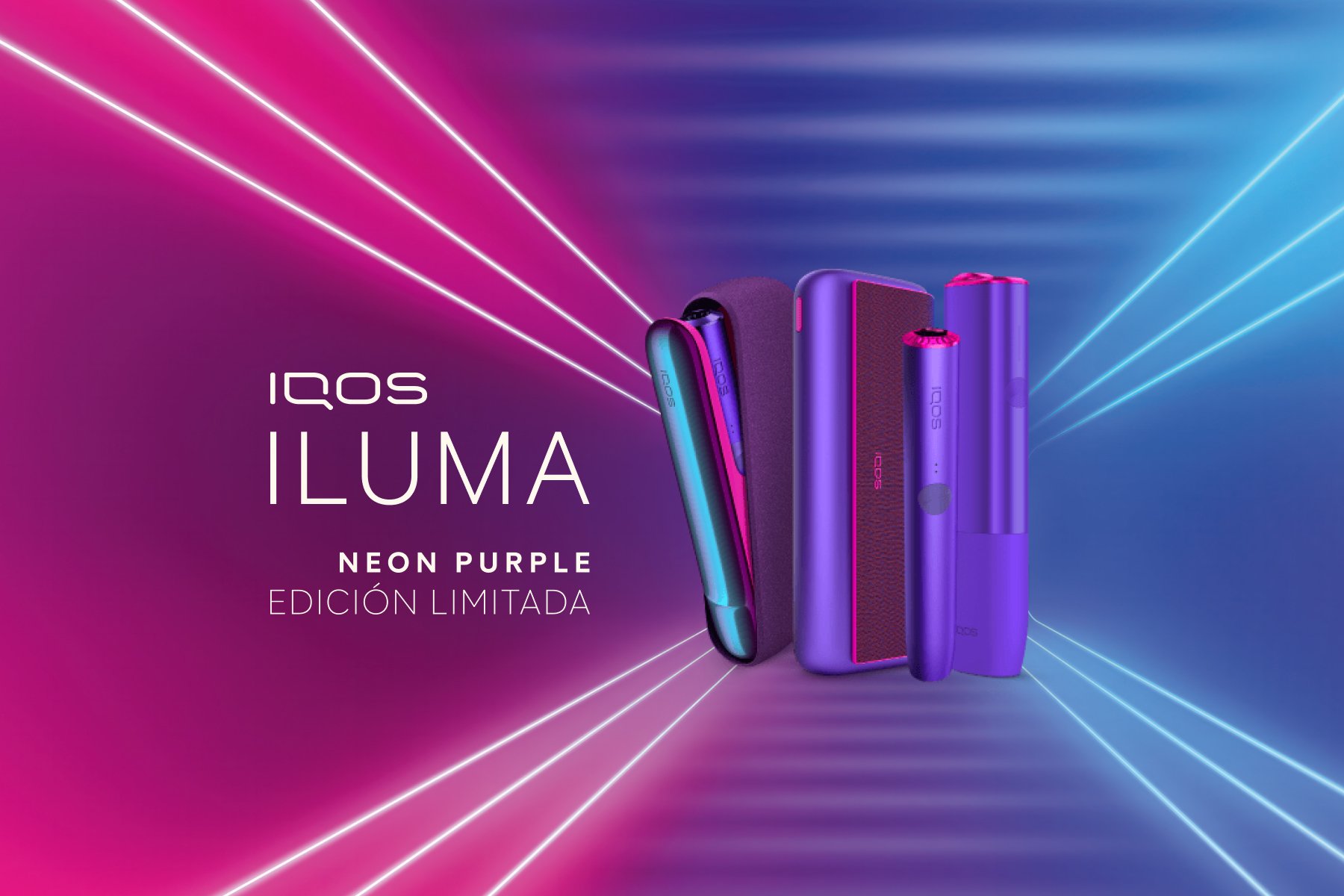 IQOS ILUMA Neon Purple Edición Limitada