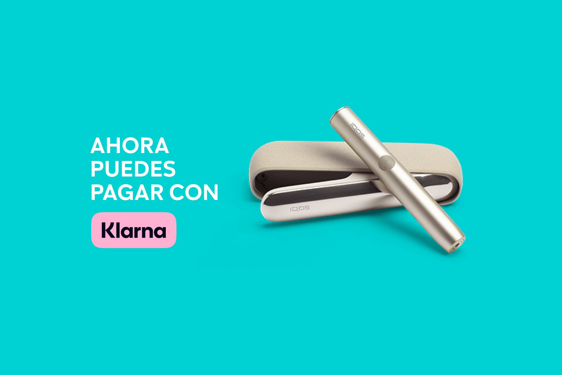Paga con klarna en iqos.com