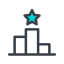 Gráfica con una estrella