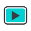 Símbolo de youtube 