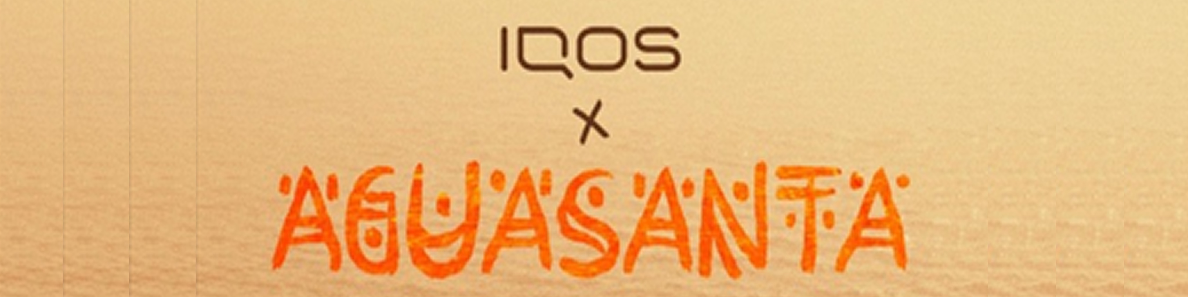 IQOS X Aguasanta