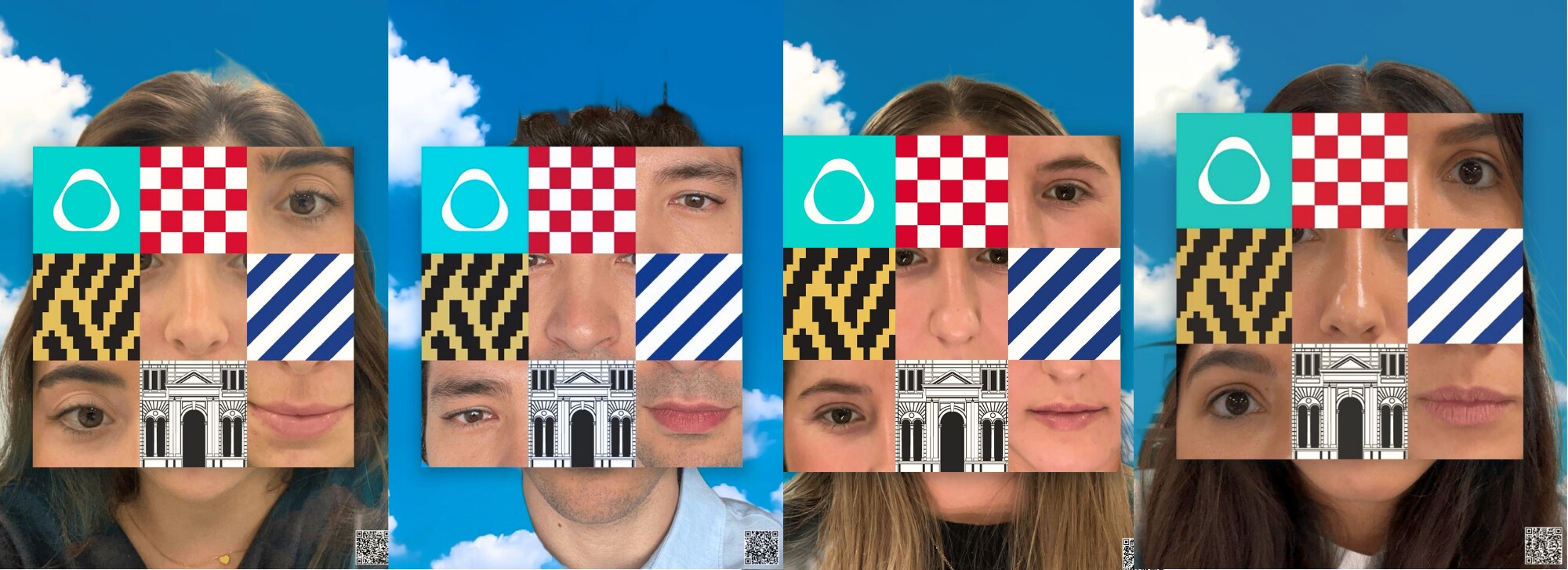 Collage de caras Iqos