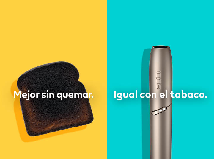 Burnt toast stains next to IQOS 3 DUO holder