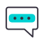 Live chat icon.